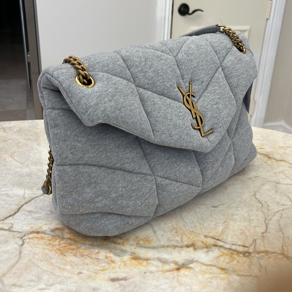 YSL med. Puffer chain Jersey bag - Picture 15 of 16